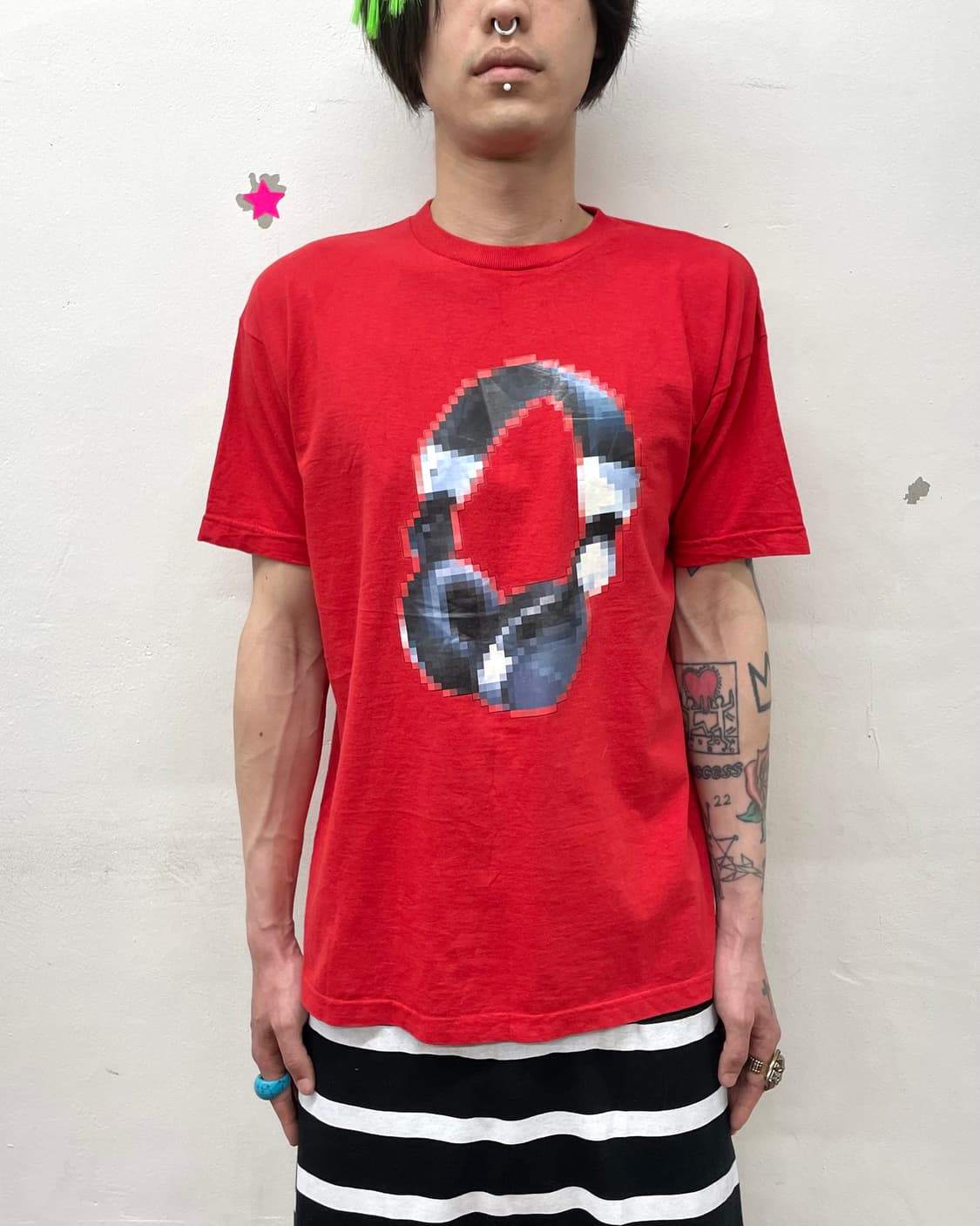 Blur headset red t-shirt 상품이미지1