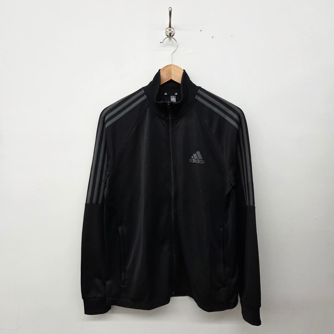 아디다스져지 삼선 블랙 트랙탑 남XL 상품이미지1