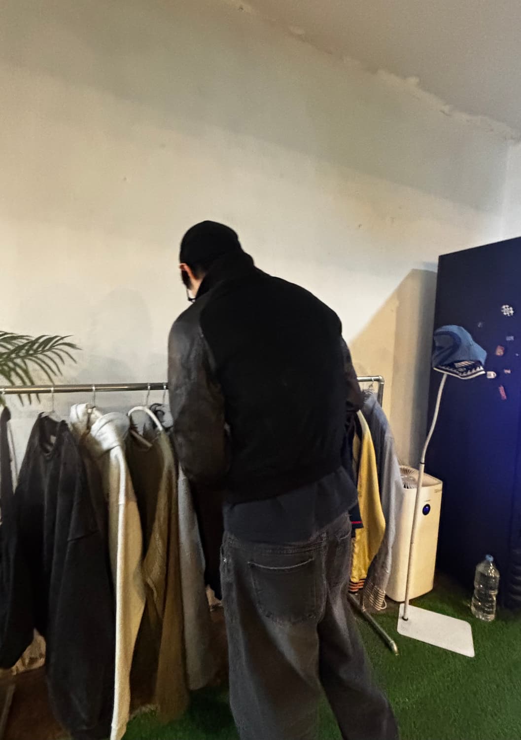 Journal Standard 레더 믹스 블루종 상품이미지3