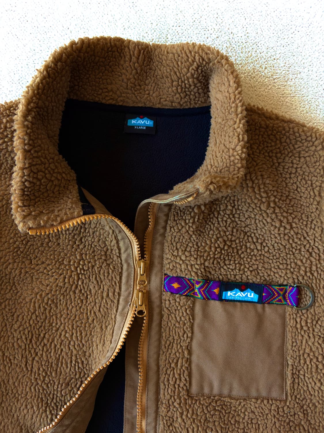 KAVU 플리스 덕 캔버스 집업 상품이미지4