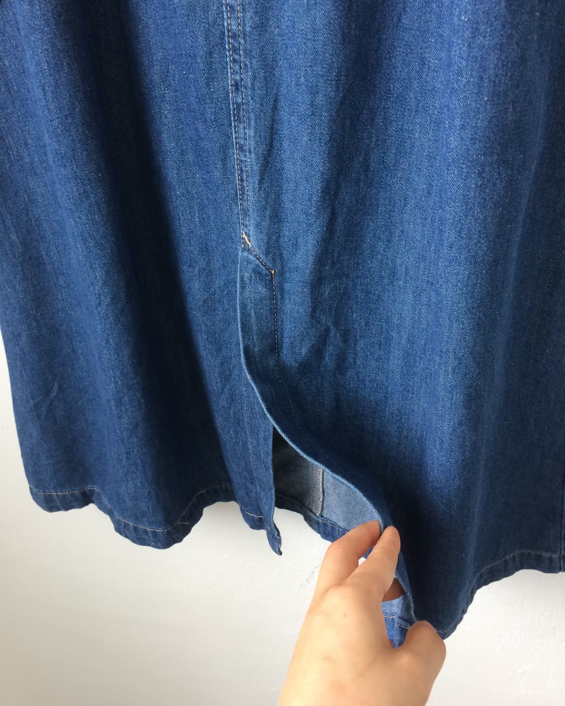 Denim cago long skirt 상품이미지3