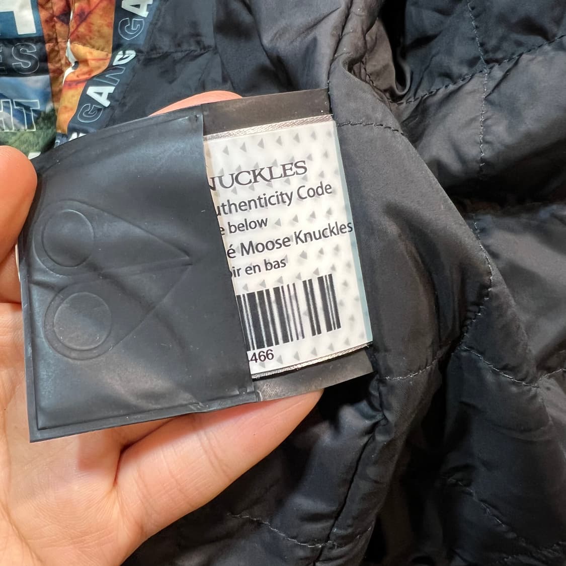 [M] MOOSE KNUCKLES 무스너클 블랙 코튼 자켓 상품이미지9