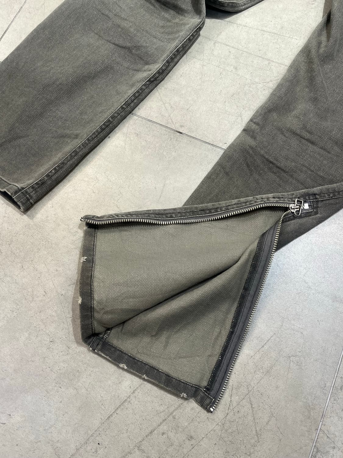 일본 빈티지 락펑크 락시크 지퍼 와이드 팬츠 상품이미지9