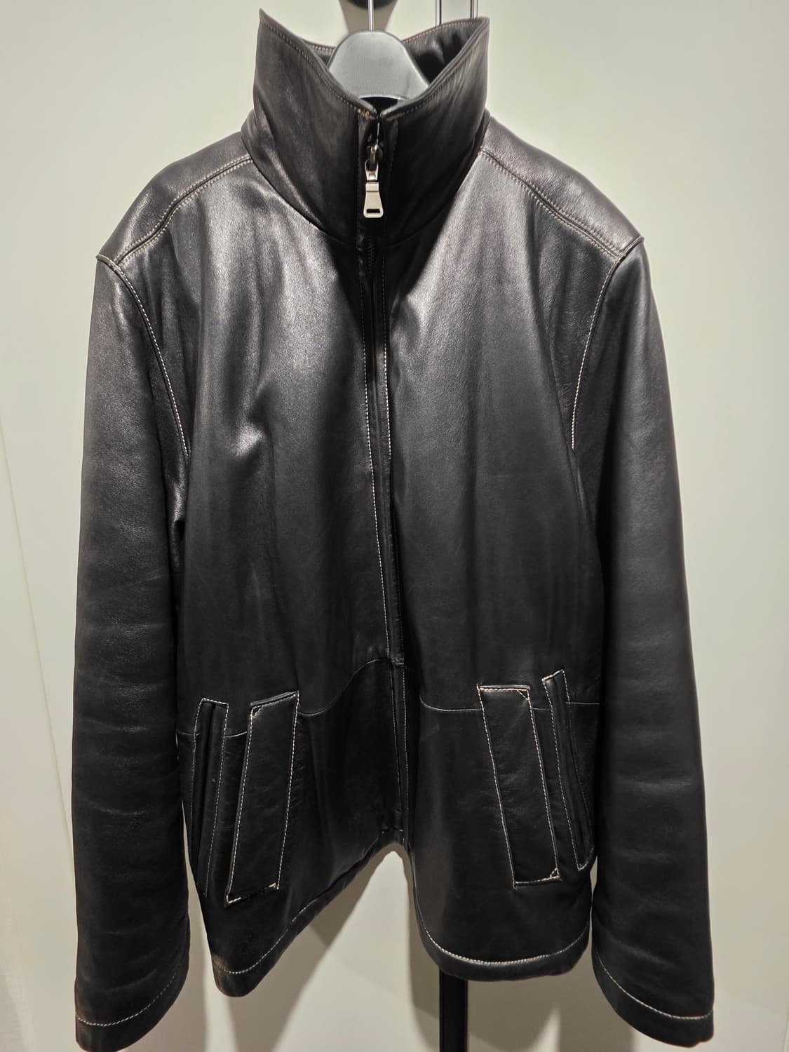 Giorgiolini 남성 가죽 자켓 L100 상품이미지6