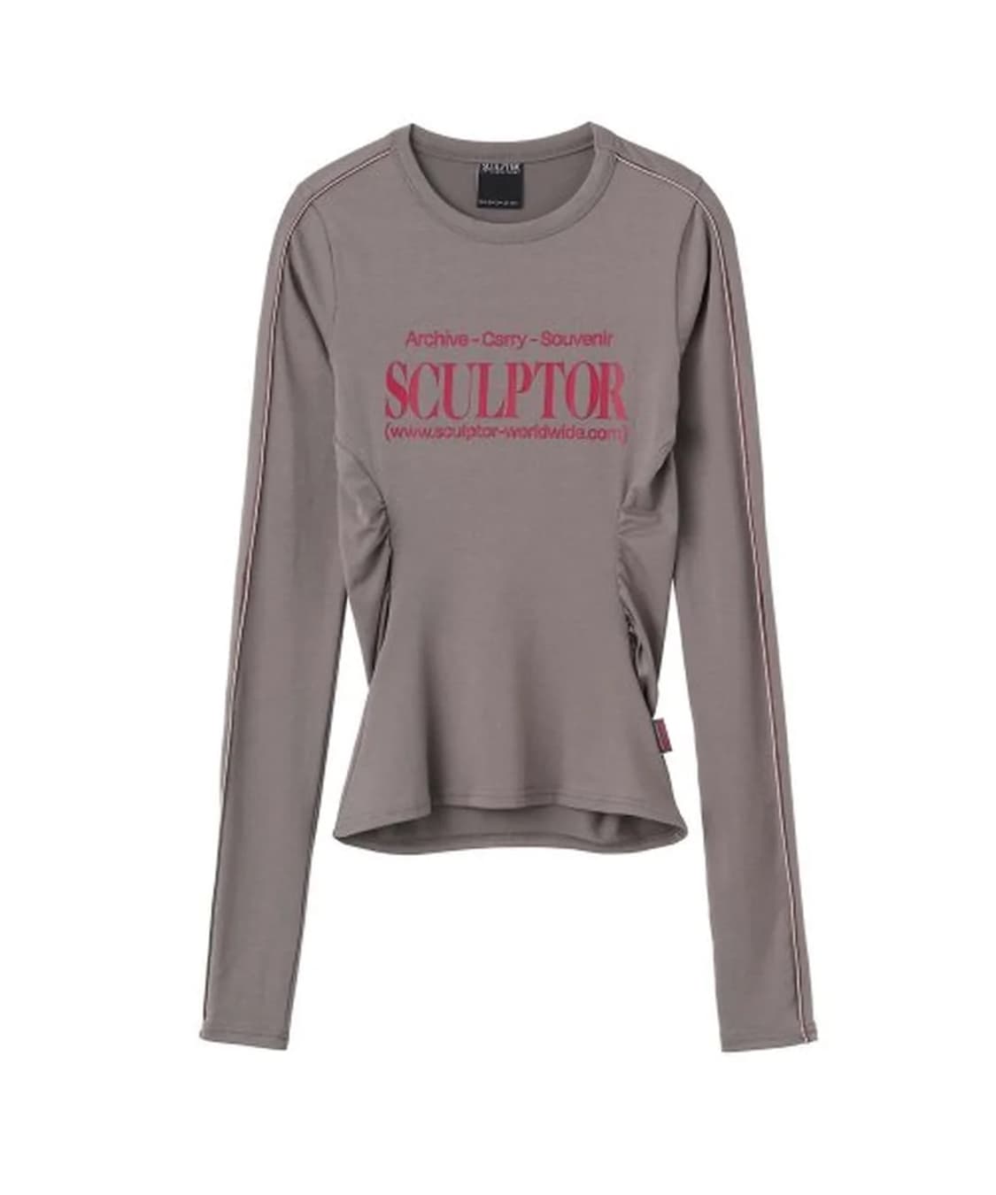 스컬프터 레터링 롱슬리브 티  상품이미지1