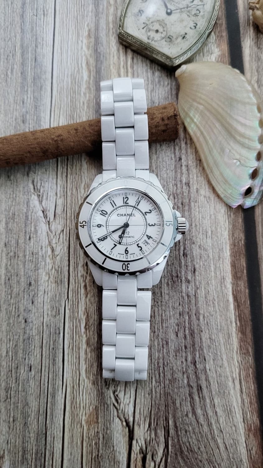 [특가상품]정품 샤넬 J12 38mm 화이트 오토메틱 시계 구성품있음 상품이미지2