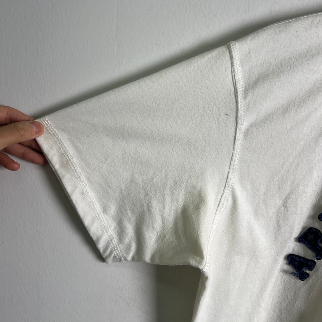 아베크롬비 머슬핏 화이트 반팔 티셔츠 XL 상품이미지7
