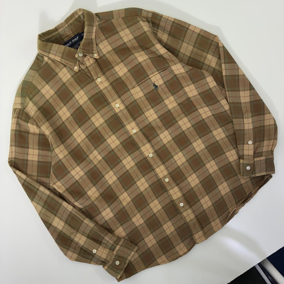 Polo  폴로 골프 랄프로렌 자수 틸든 코튼 체크 셔츠 상품이미지2