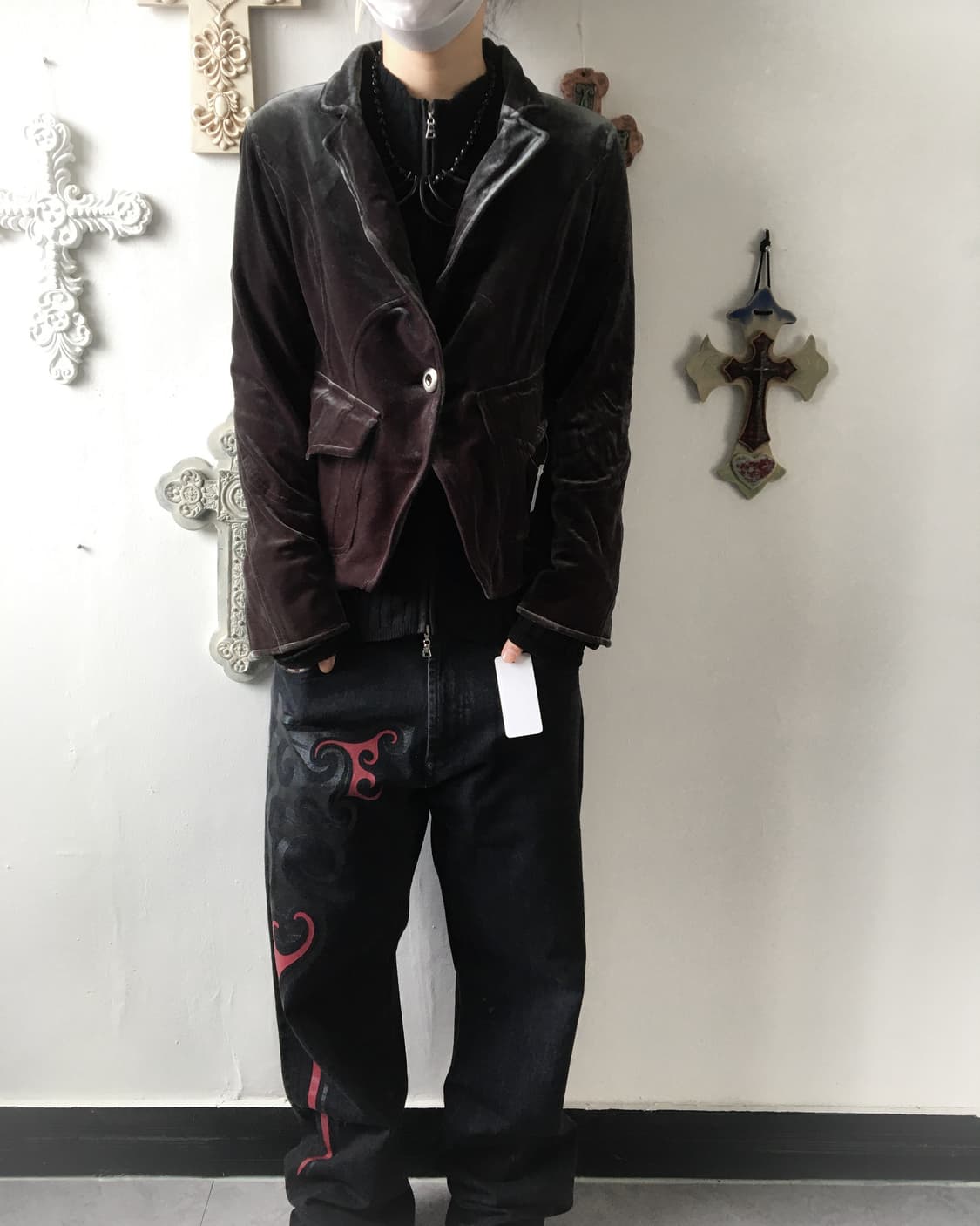 Velvet jacket 상품이미지1