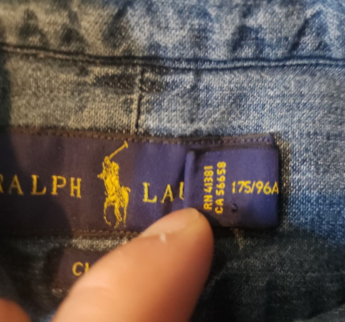 폴로 랄프로렌 데님셔츠(M) 상품이미지4