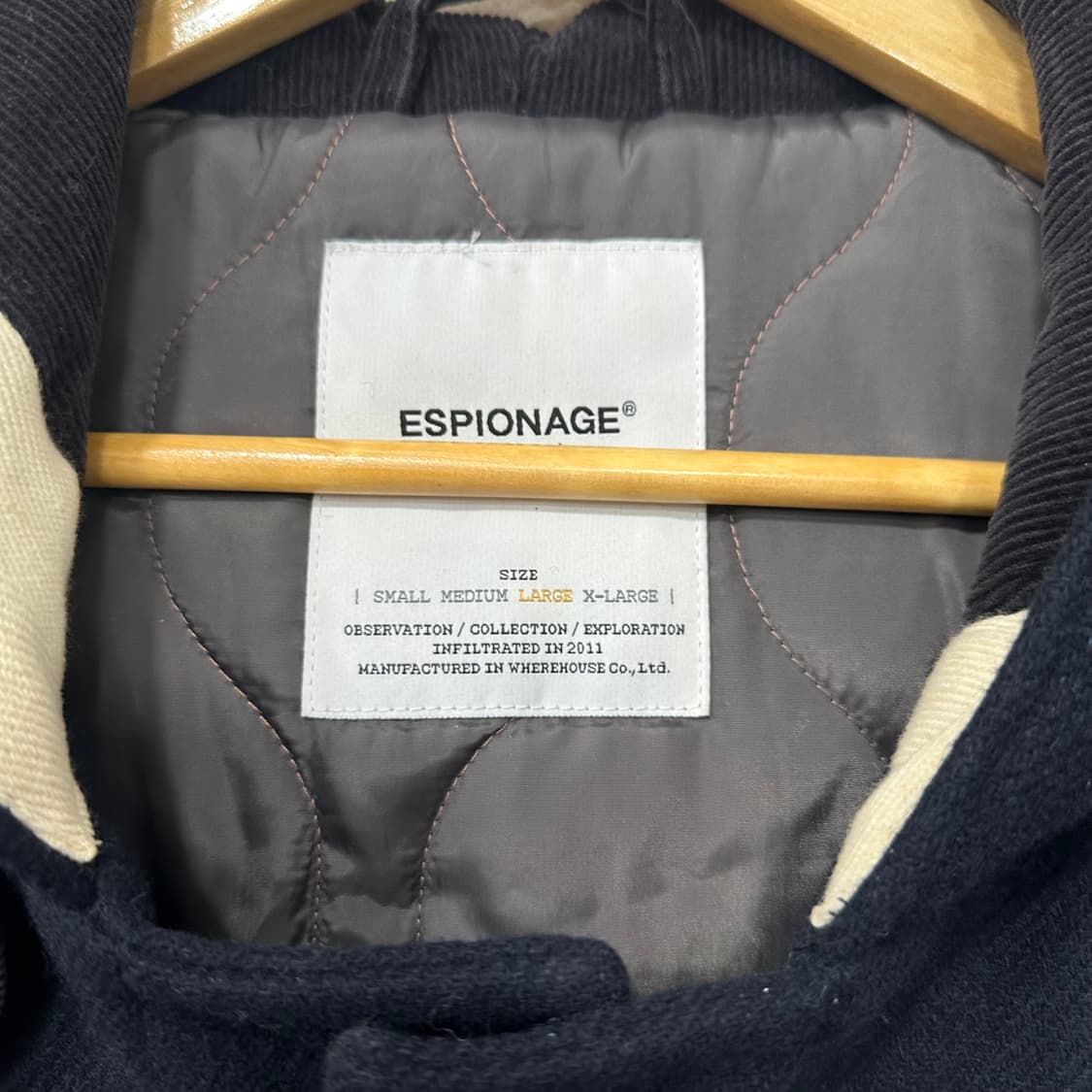 에스피오나지 누빔 더플 코트 상품이미지3