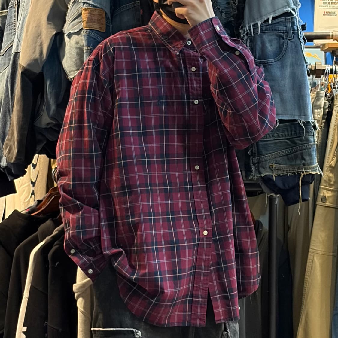 [No.9]Polo 폴로 체크 긴팔셔츠 상품이미지4