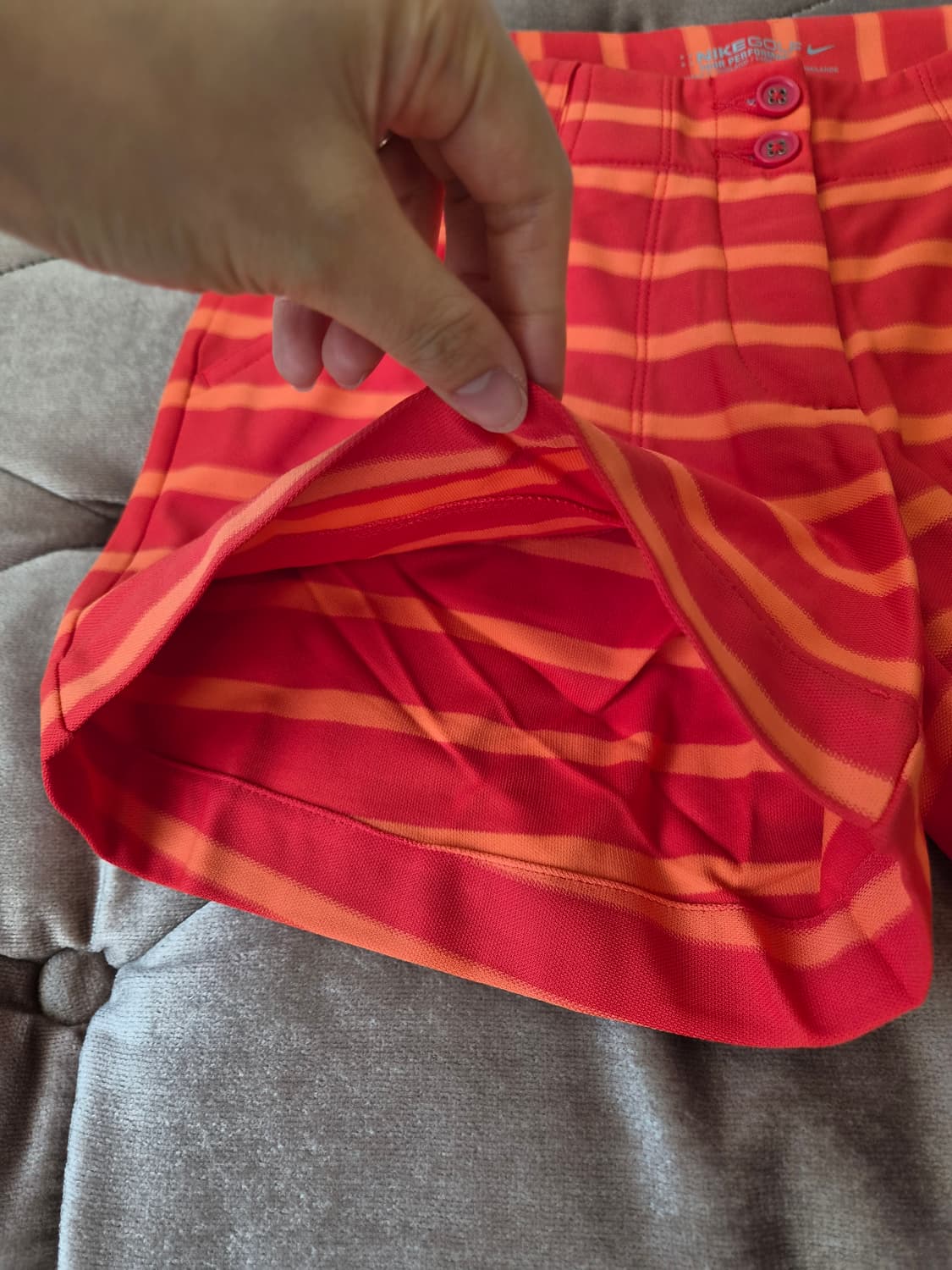 나이키 골프 여성 스트라이프반바지 4사이즈 상품이미지3