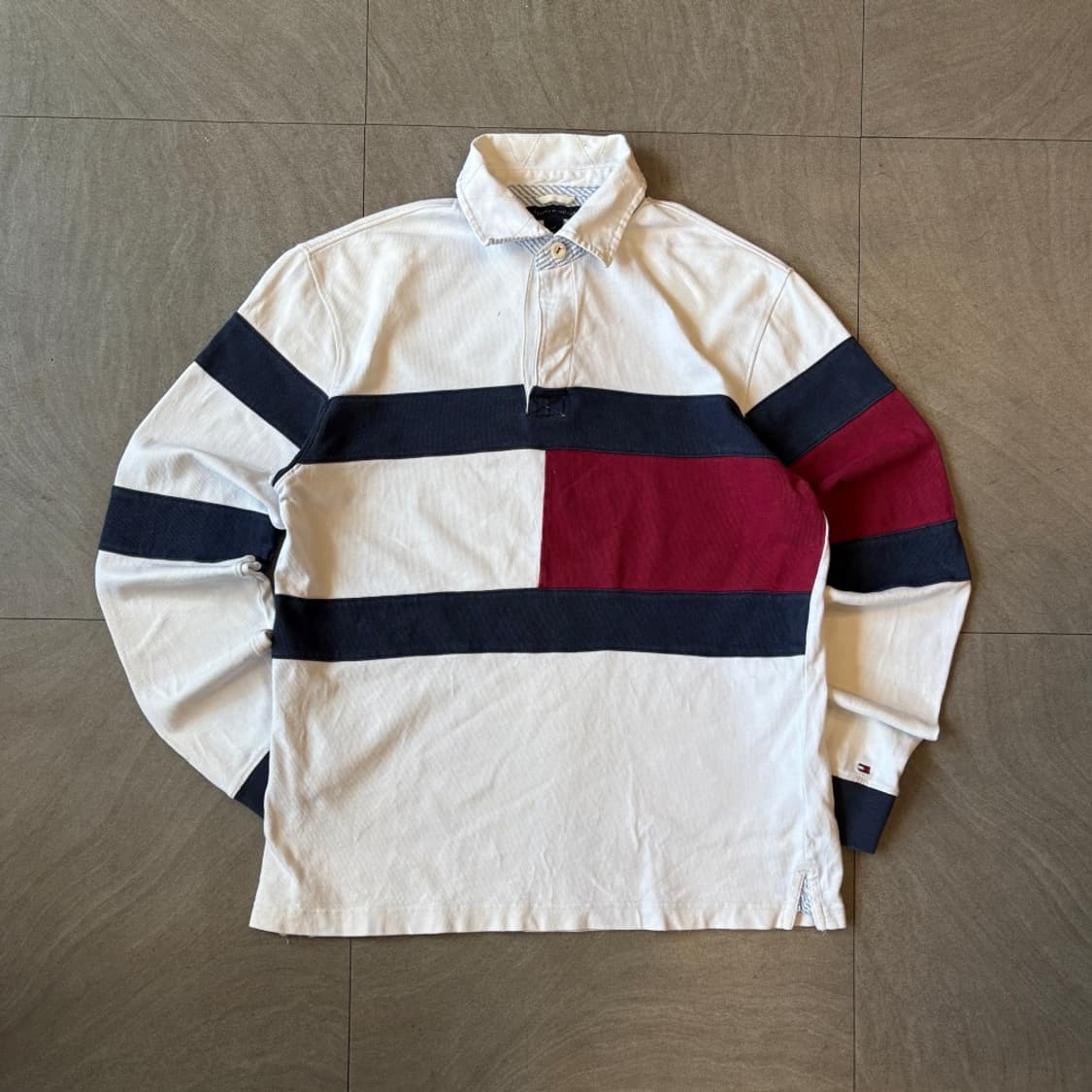 타미힐피거 정품 럭비 티셔츠 상품이미지1
