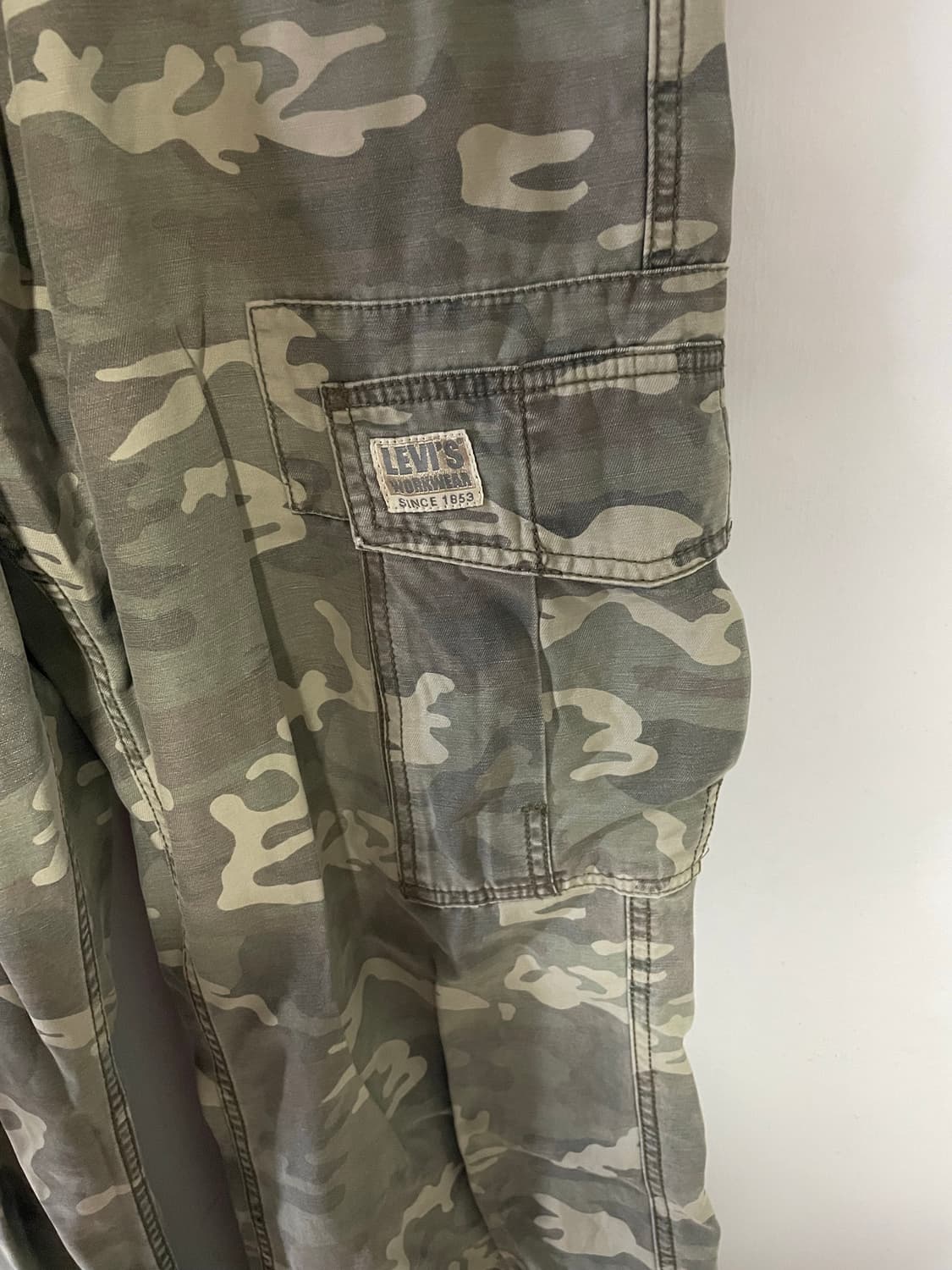 빈티지 리바이스 카모 카고 상품이미지4