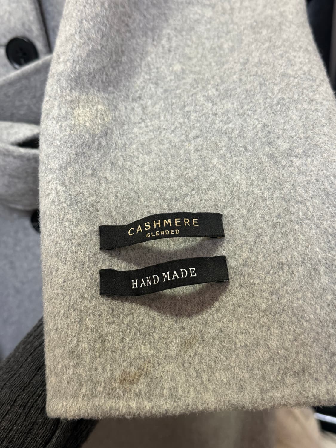 애드호크 캐시미어 핸드메이드 코트 상품이미지4