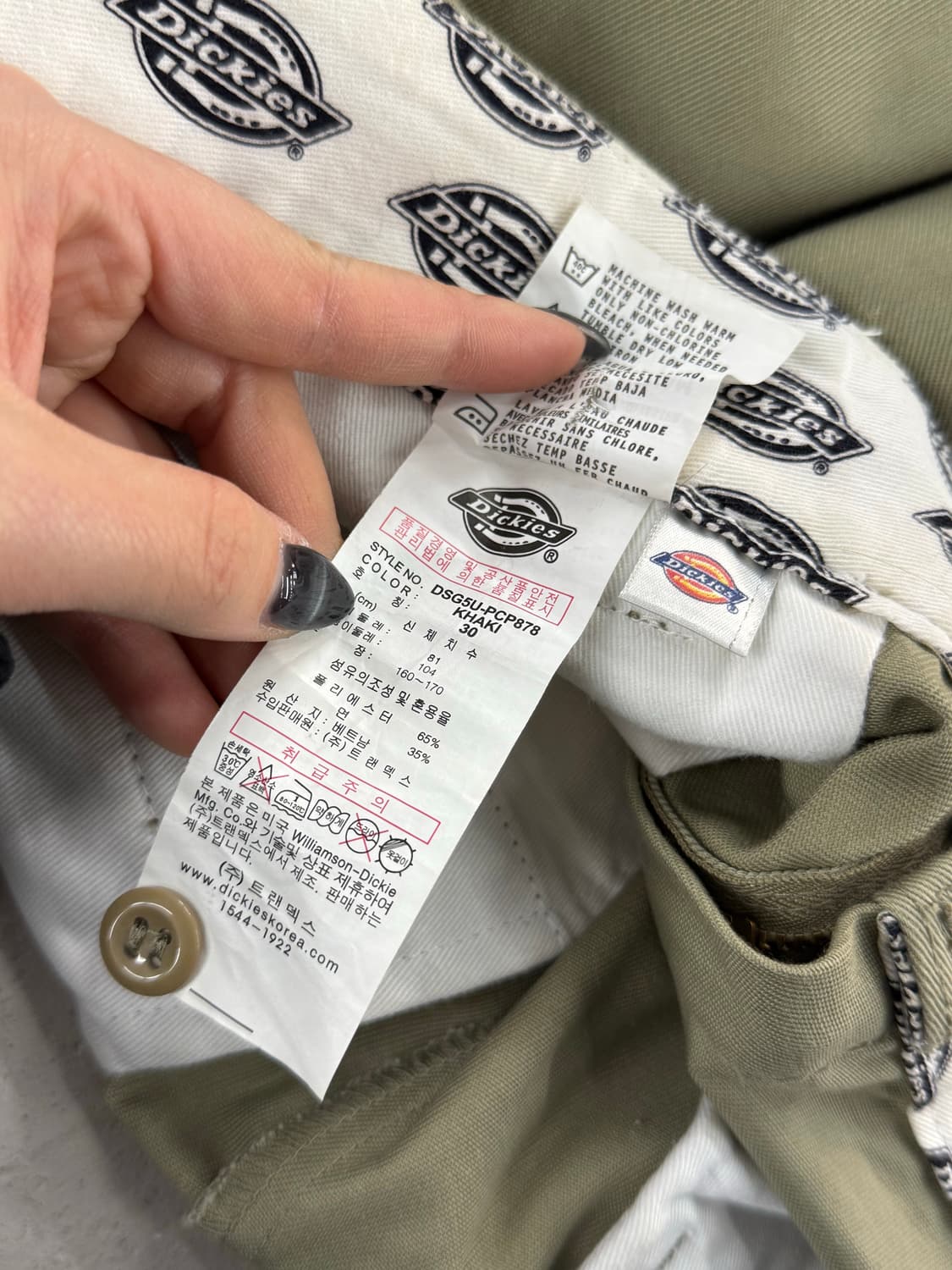 Dickies 디키즈 롤업 치노 팬츠 30X32 상품이미지6