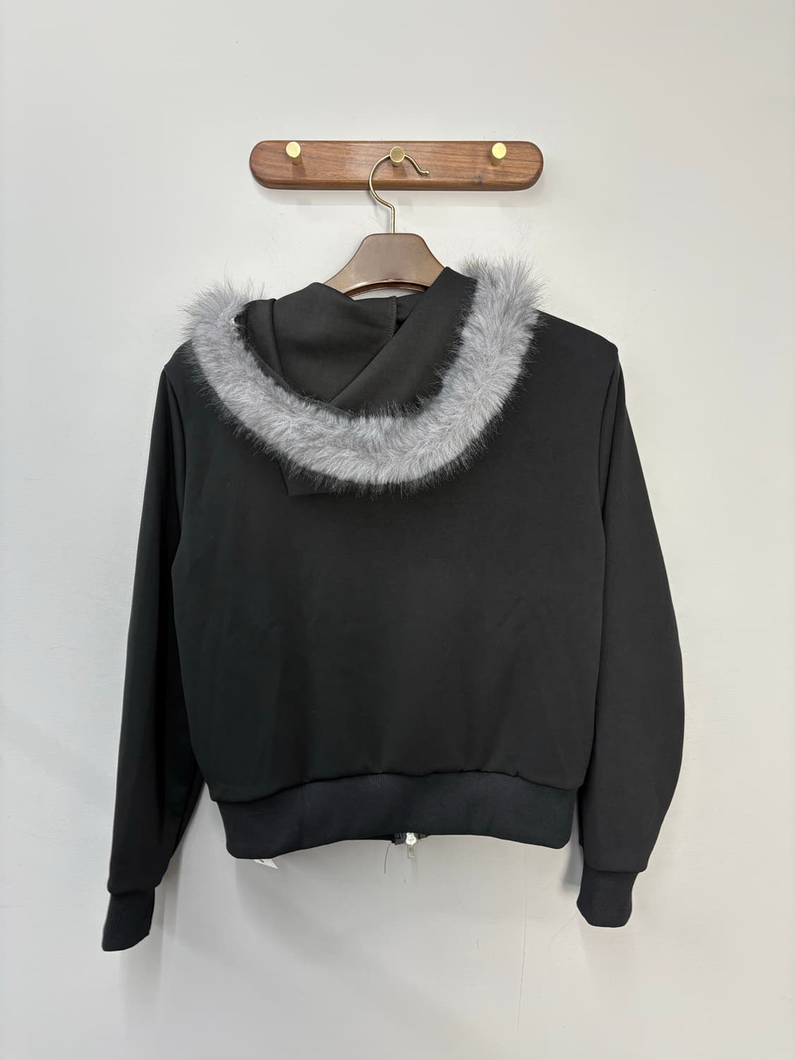 빈티지 y2k 스타큐빅 투웨이 퍼 후드집업 A3139 상품이미지4