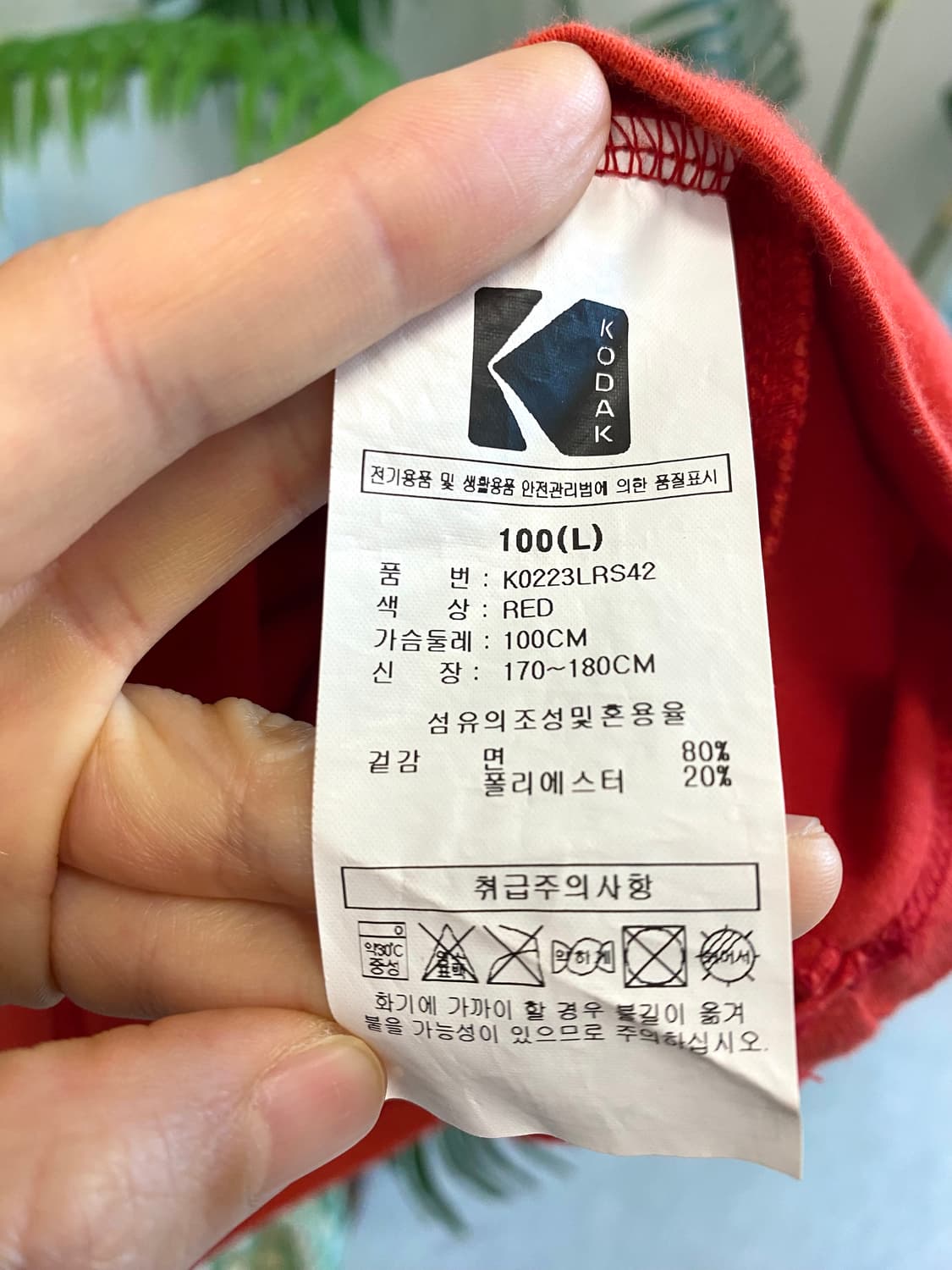 코닥 백프린트 반팔티 상품이미지8