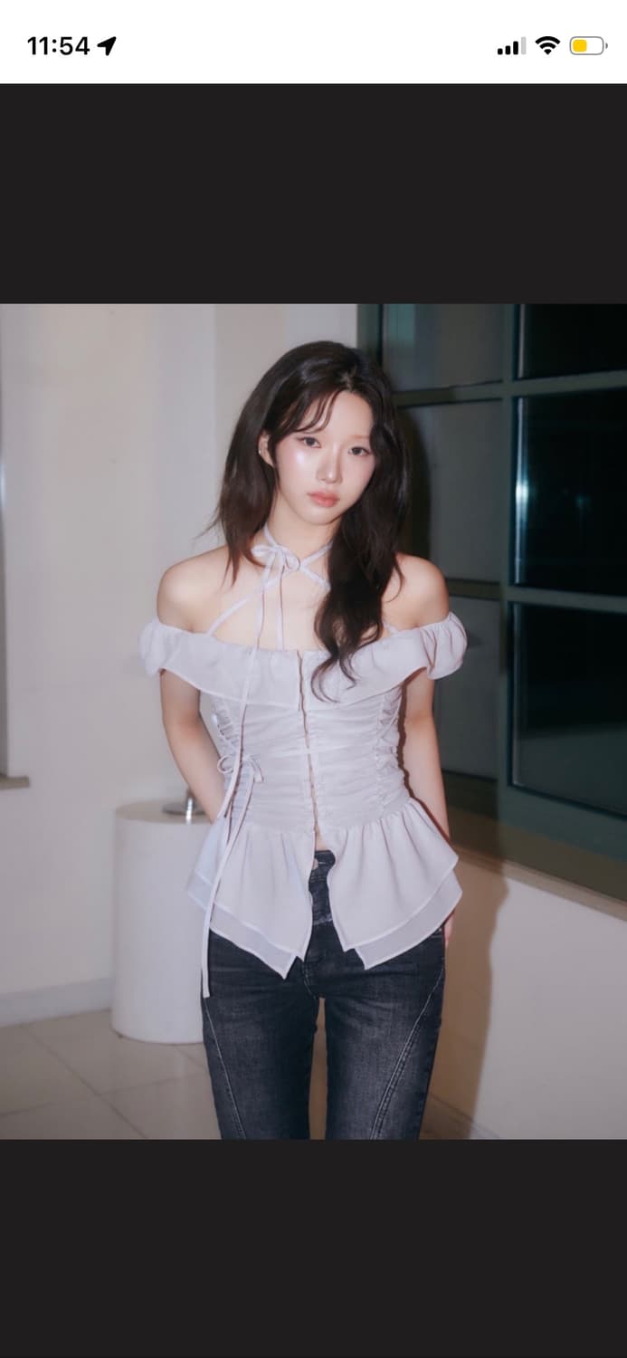 뉴얼린 페어리 쉬폰 블라우스 상품이미지1