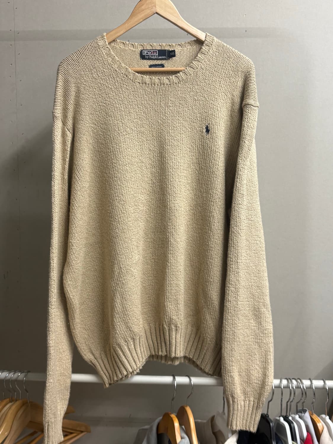 폴로00s 코튼 라운드 니트 상품이미지2