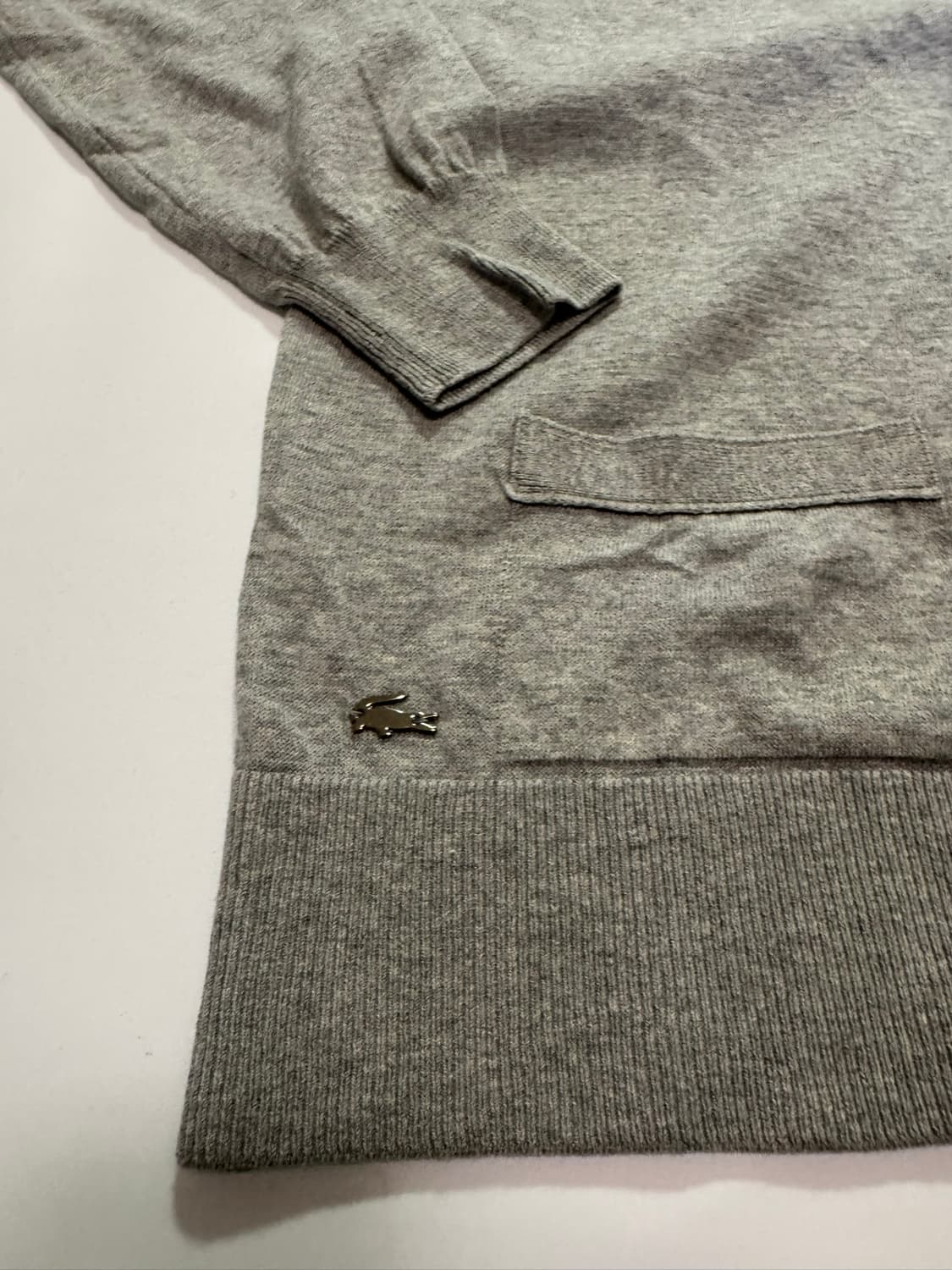 (새택)라코스테 연그레이 가디건(36사이즈) 상품이미지2