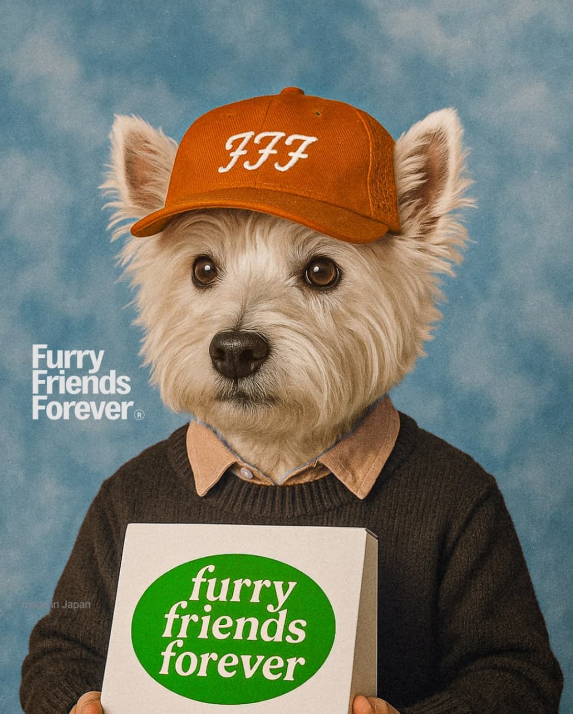 (FFF)시그니처🥕볼캡 강아지키링 🐕 (orange/brown) 상품이미지2