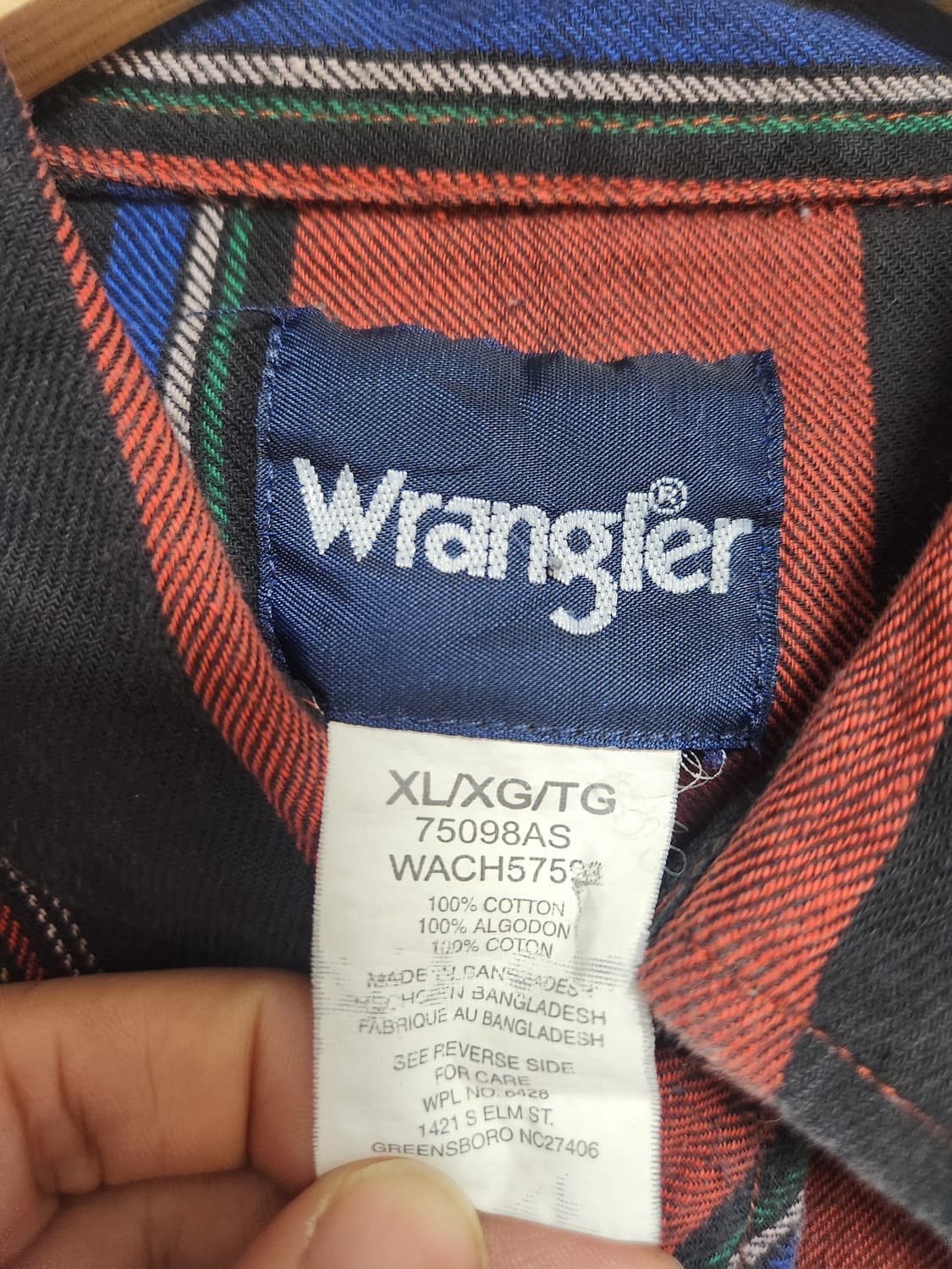 랭글러Wrangler 웨스턴  셔츠 XL - S67 상품이미지4