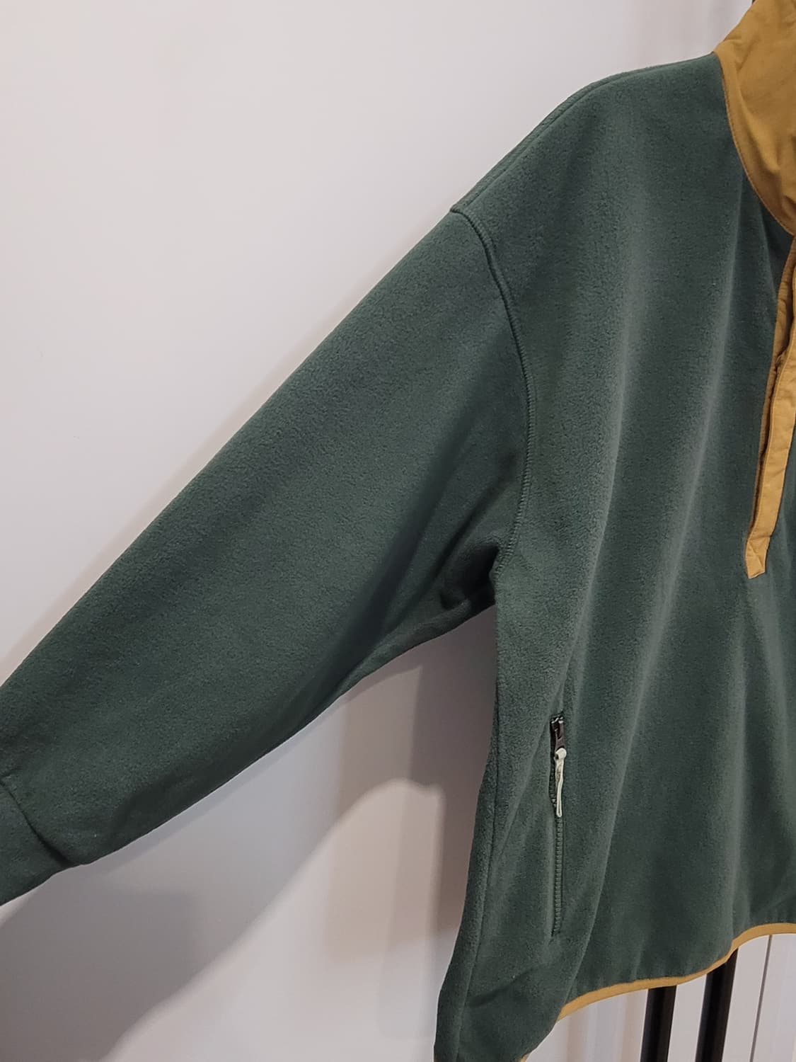 휠라 FILA Explore 플리스 풀오버 그린 루즈핏 L사이즈 상품이미지5