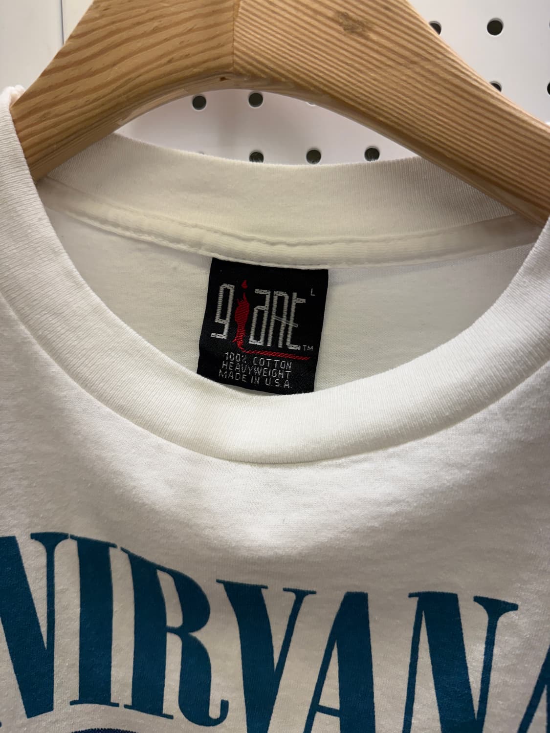 너바나 In Utero 프린트 반팔 티셔츠 U447 상품이미지5