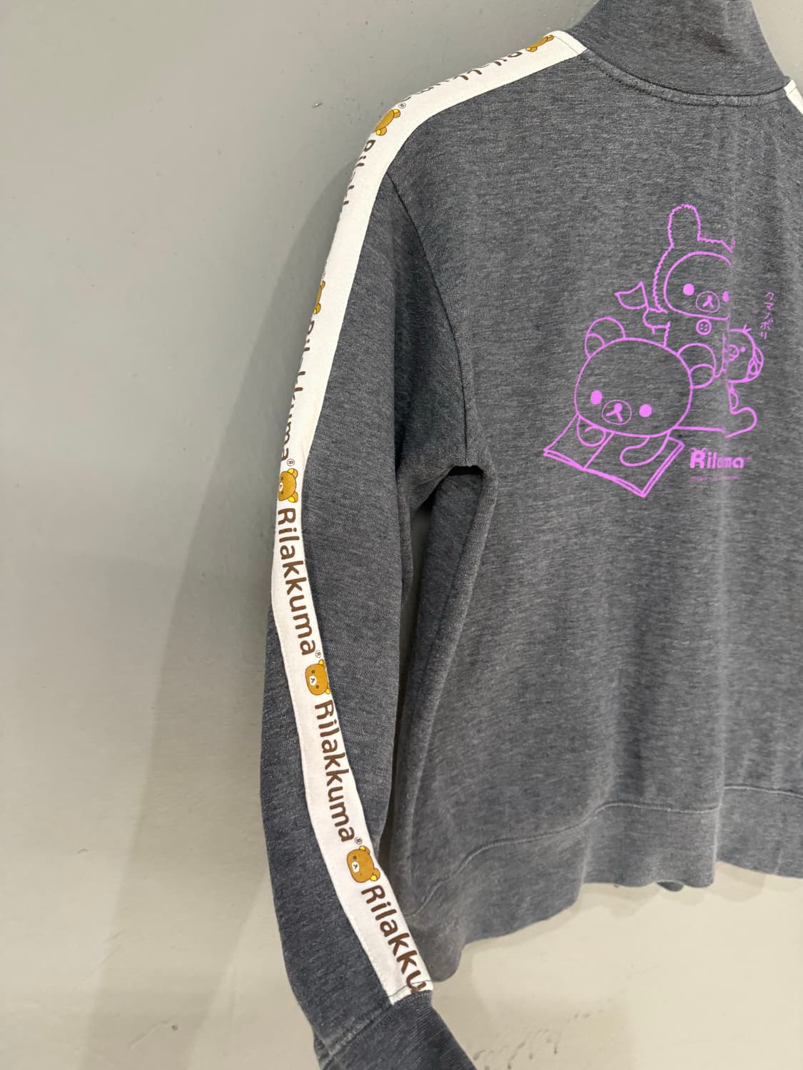 kawaii Sanrio Rilakkuma printing zip-up 상품이미지6