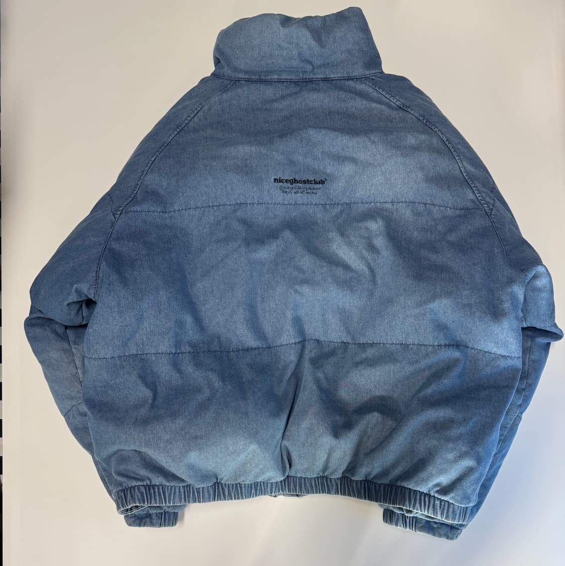 희귀!! 나이스고스트클럽 빅사이즈 워싱 데님 패딩 2XL~ 상품이미지2