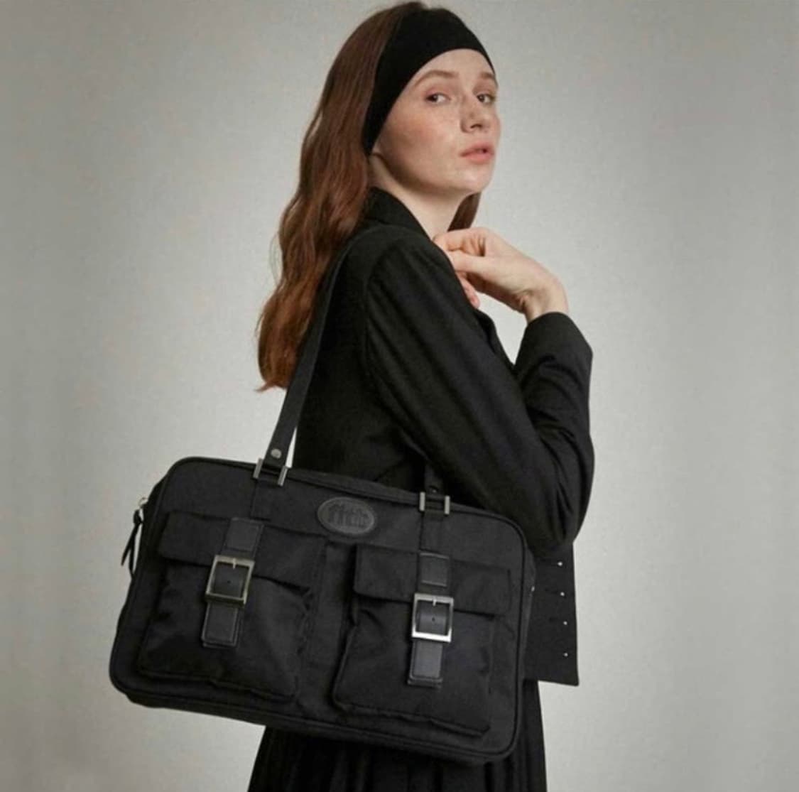 필인더블랭크 pk 숄더백 블랙 노트북가방 상품이미지1