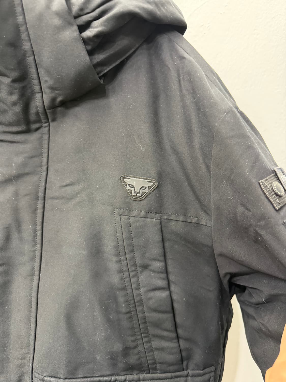 정품) 다이나핏 Dynafit 블랙 남성패딩 L 상품이미지3