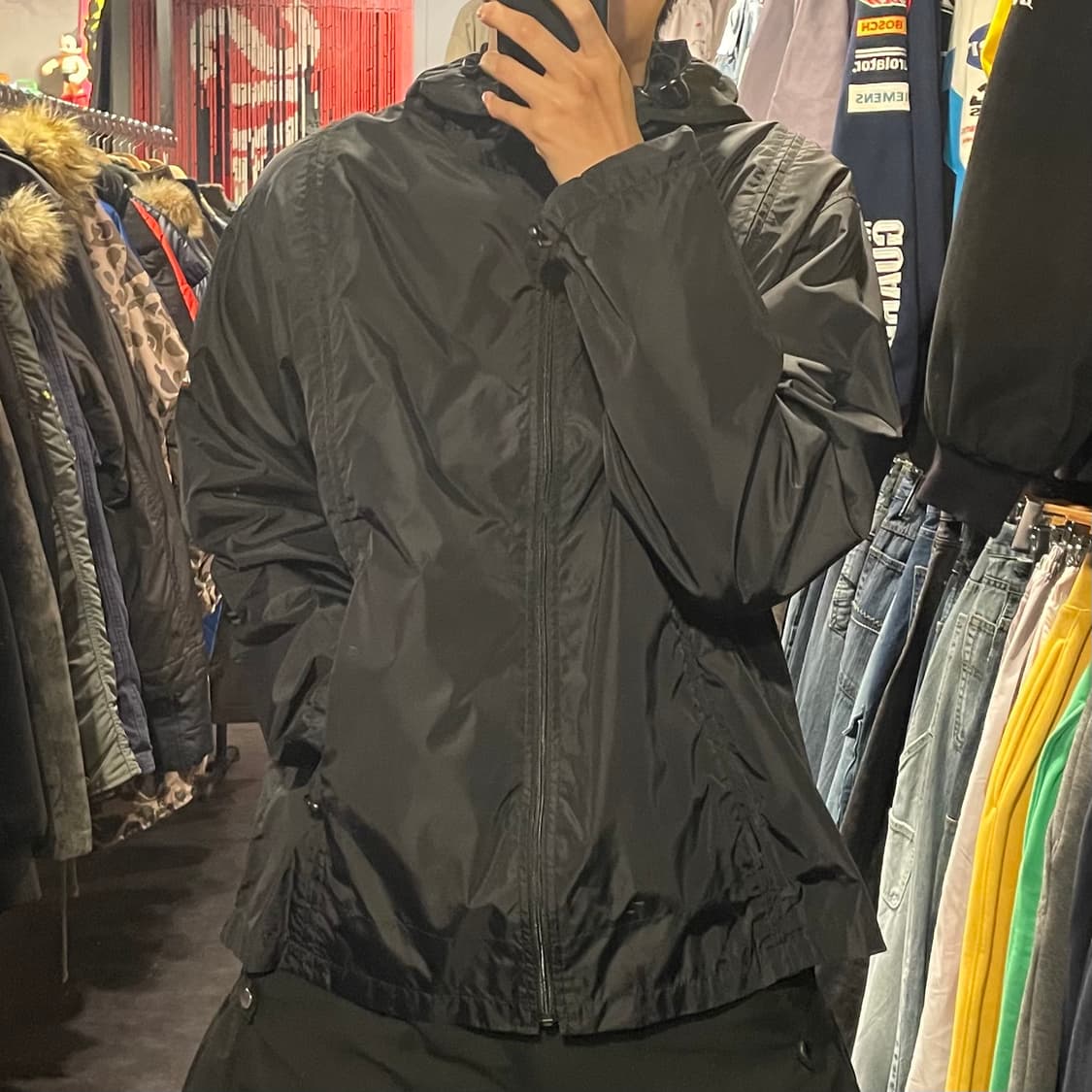 [IM] Hilfiger  타미힐피거 블랙 바람막이 상품이미지3