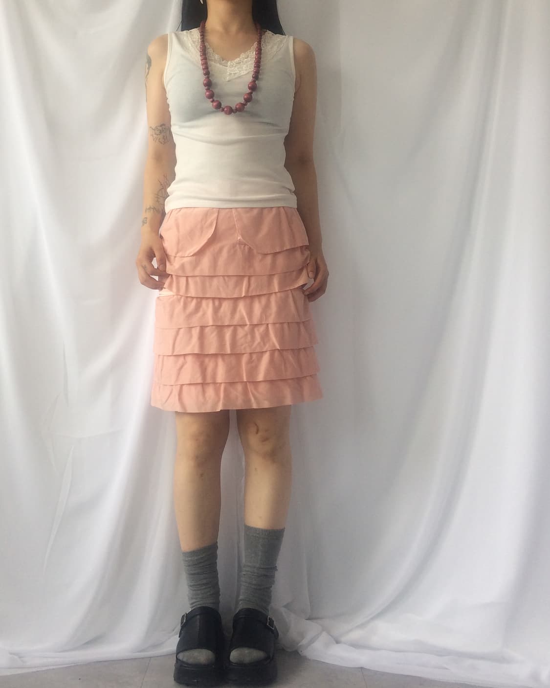 Lace point sleeveless 상품이미지1