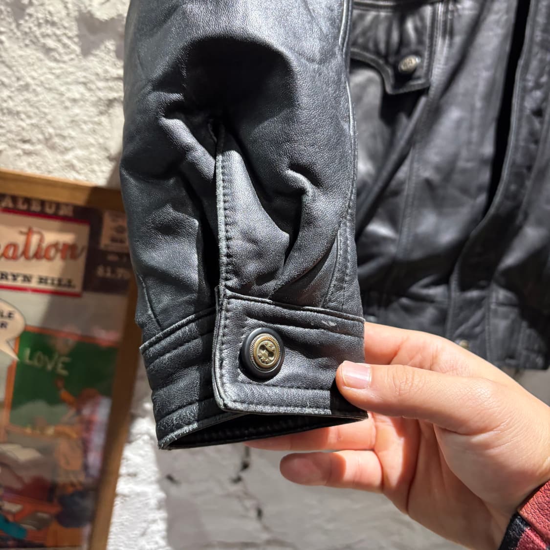 빈티지 양가죽 A-1 무스탕 자켓 상품이미지7