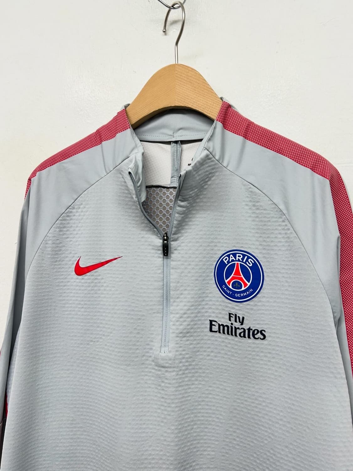 17/18 나이키 PSG 트레이닝 탑 그레이 상품이미지3