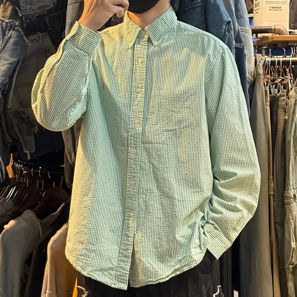 [No.9]Polo 폴로 스트라이프 긴팔셔츠 상품이미지2