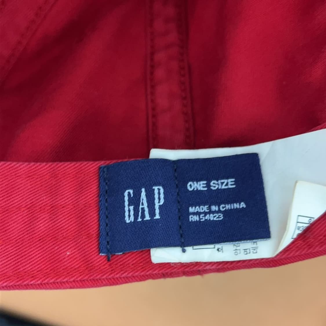 갭 GAP 빈티지 빅로고 볼캡 야구모자 C04908  상품이미지5