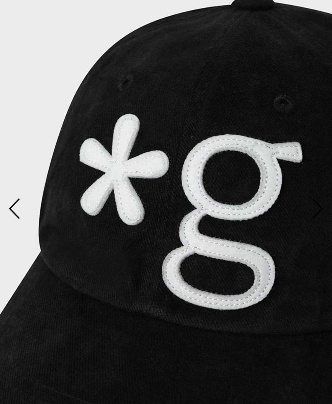 Grunden VINTAGE LOGO CAP (WASHED BLACK) 상품이미지4