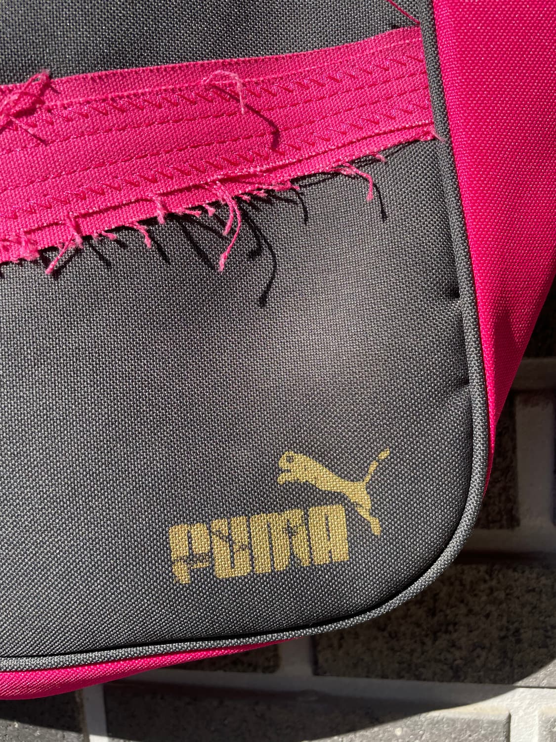 Puma 퓨마 데미지 로고 코튼백 라지 상품이미지6