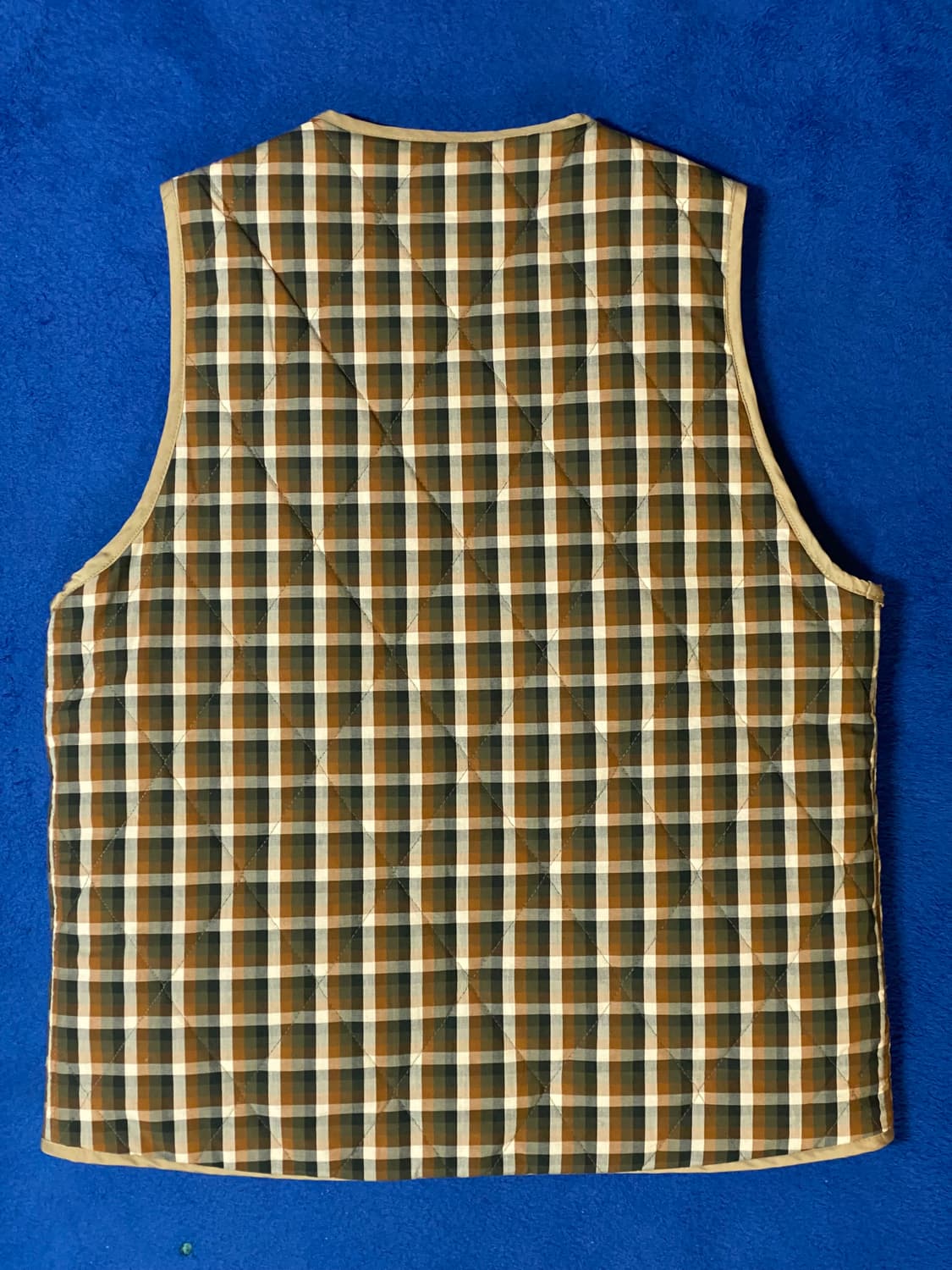 Vastic 바스틱 카고 리버시블 퀼팅 체크 패딩 베스트 Large 상품이미지3