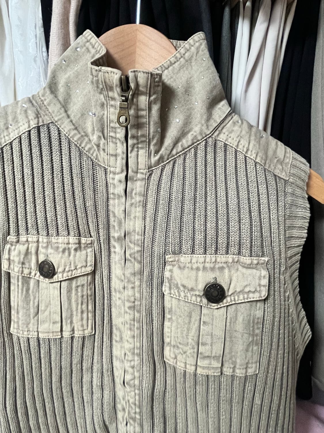 y2k 미코하우스 빈티지 베스트 상품이미지4