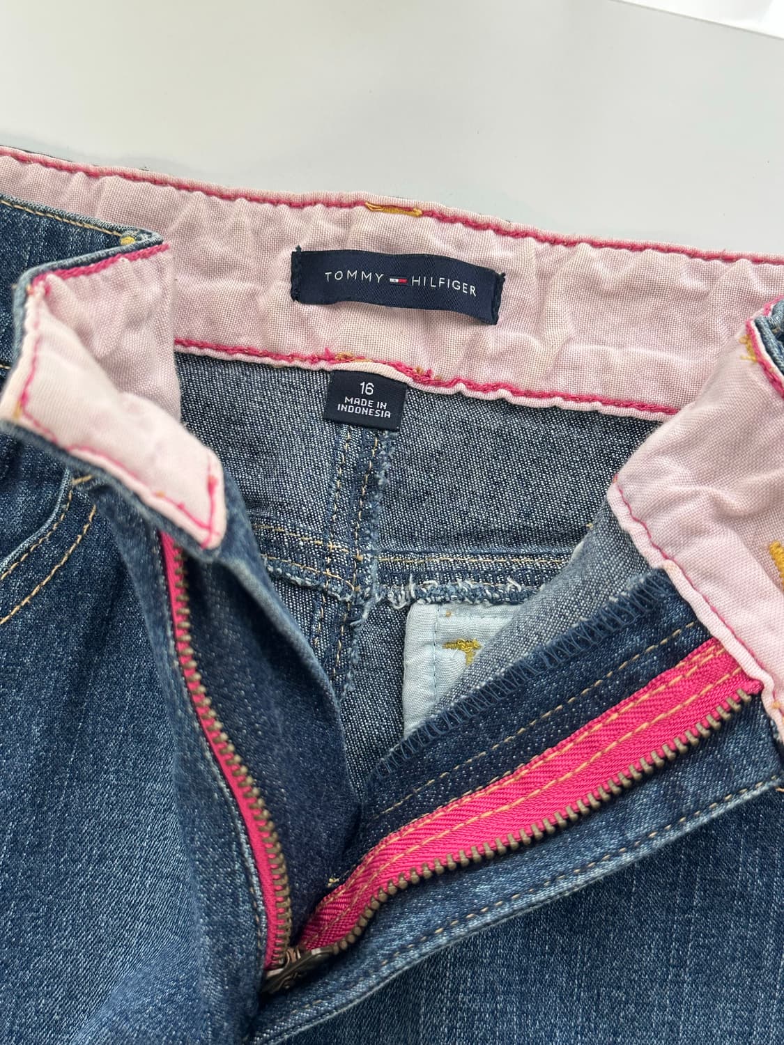 Y2K 타미 힐피거 청치마 상품이미지1