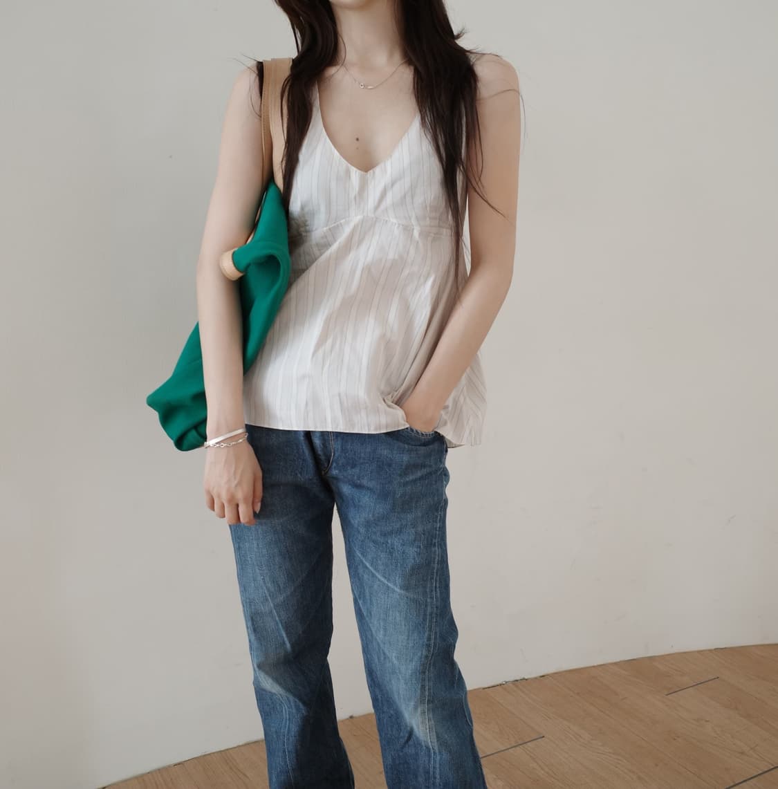 마르니 스트라이프 슬리브리스 상품이미지6