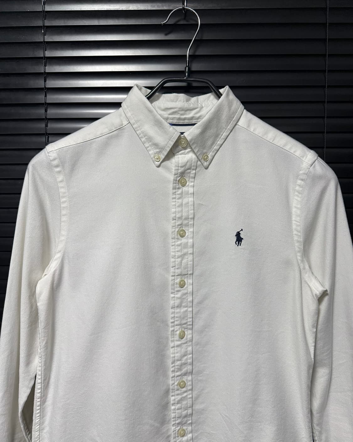 폴로 랄프로렌 화이트 흰색 옥스포드 셔츠 남방 클래식 M 95 포니 미니 상품이미지3