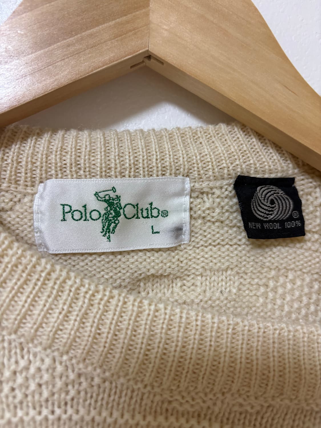 폴로 빈티지 울 100% 니트 상품이미지2