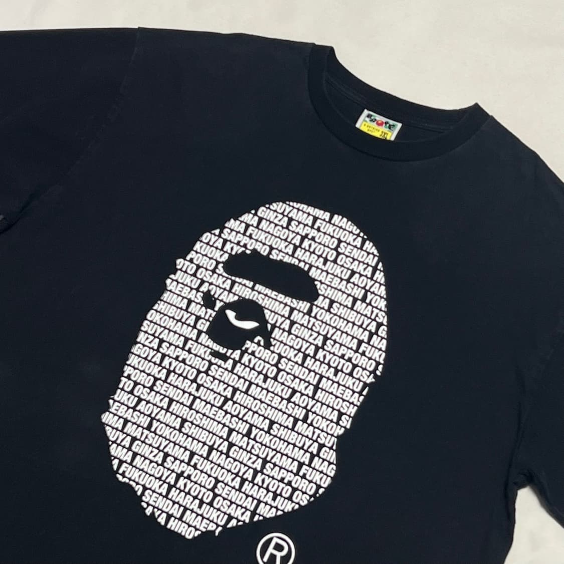 3XL 베이프 일본 한정판 빅헤드 티셔츠 상품이미지1