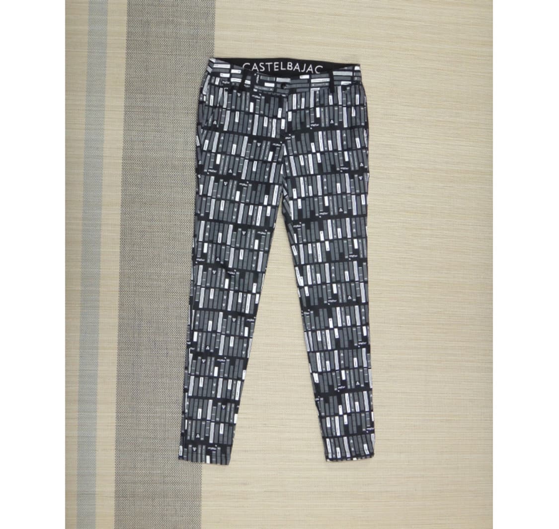 (70cm) 까스텔바작 골프 패턴 여성 춘추용 팬츠 상품이미지1